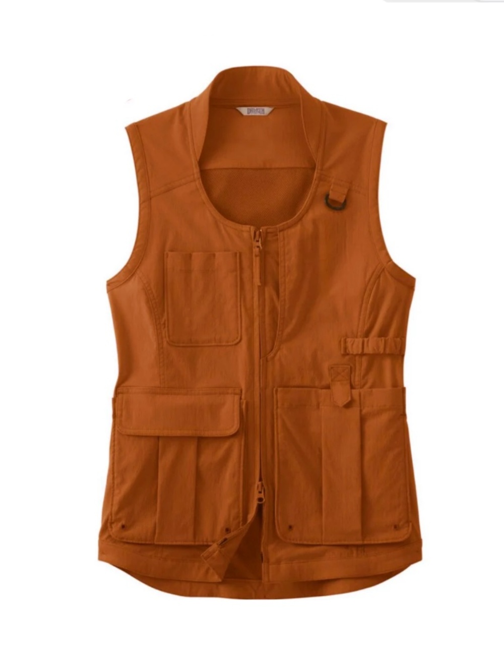 Duluth - Heirloom Gardening Vest Flex Stretch Pockets Burnt Orange Rust - XL